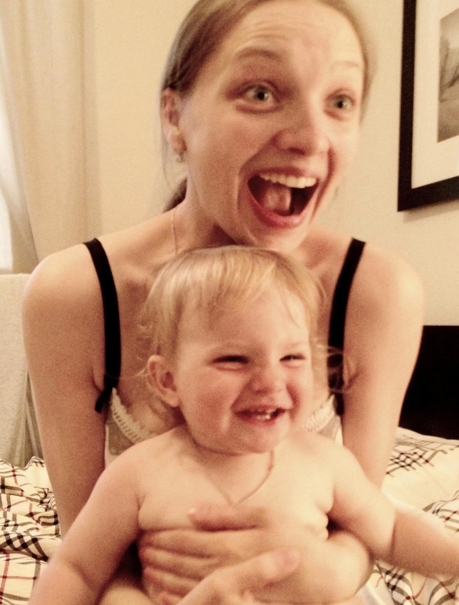     Екатерина Вилкова с дочерью. Фото: Instagram (Запрещён в РФ) @oldkavilochka