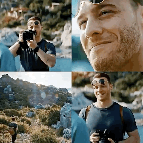 Керем Бюрсин  в рекламном ролике Turkish Airlines, выпущенном в октябре 2023 года.