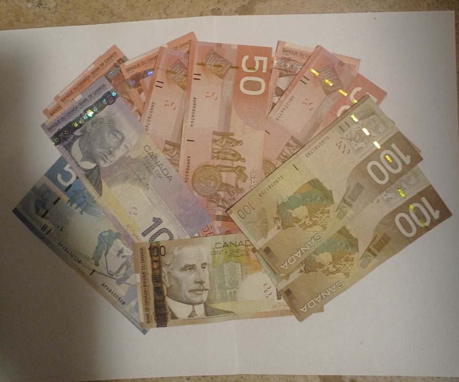 Канадские доллоры старого образца в Москве