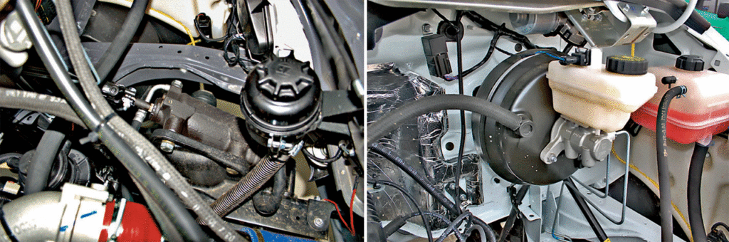    ГУР немецкой фирмы ZF помог забыть былую течь масла навсегда. Также беспроблемны вакуумный усилитель и главный цилиндр Bosch