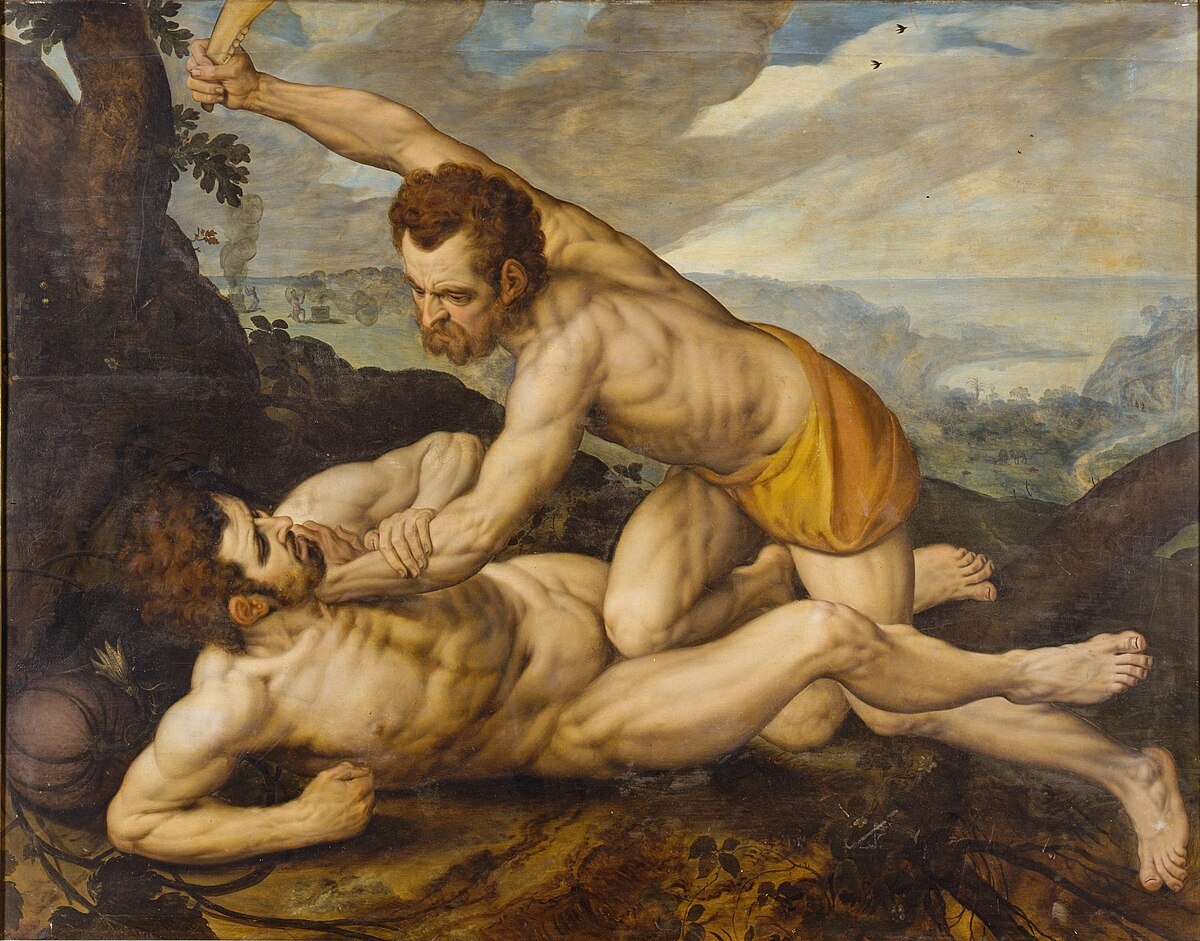 Кайн убивает Авеля. Интересный факт, что именно в этот день было вырезано 25% человечества...