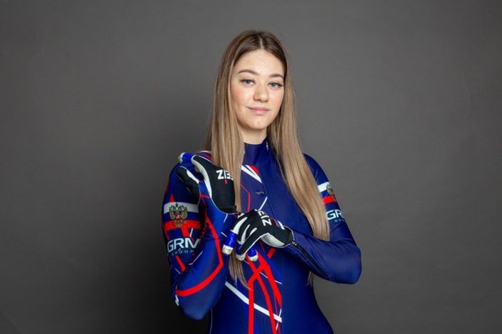    Дарья Олесик. Фото федерации санного спорта России