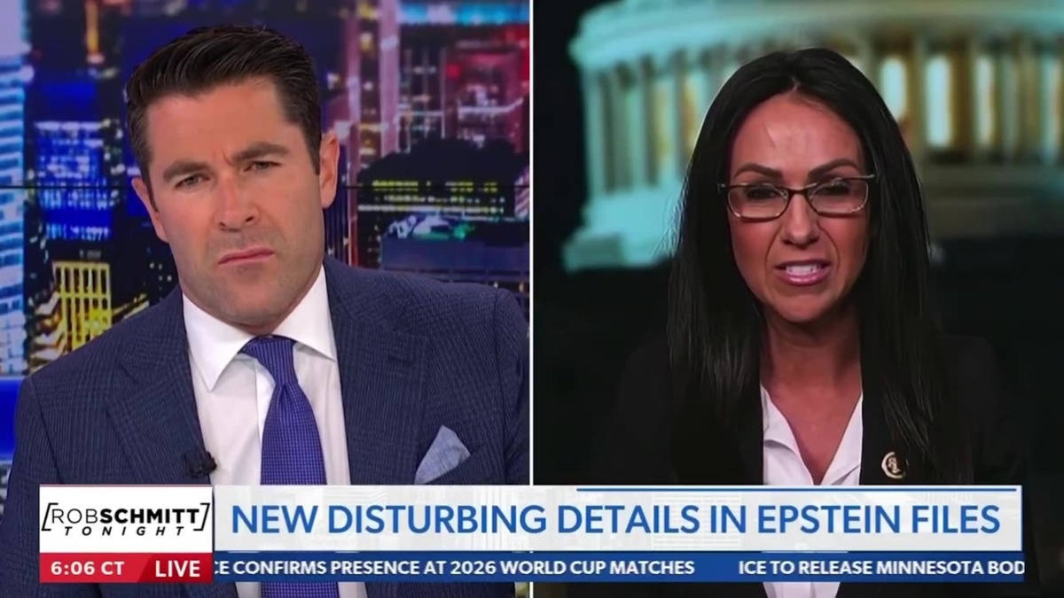 Стоп-кадр шоу на канале Newsmax .