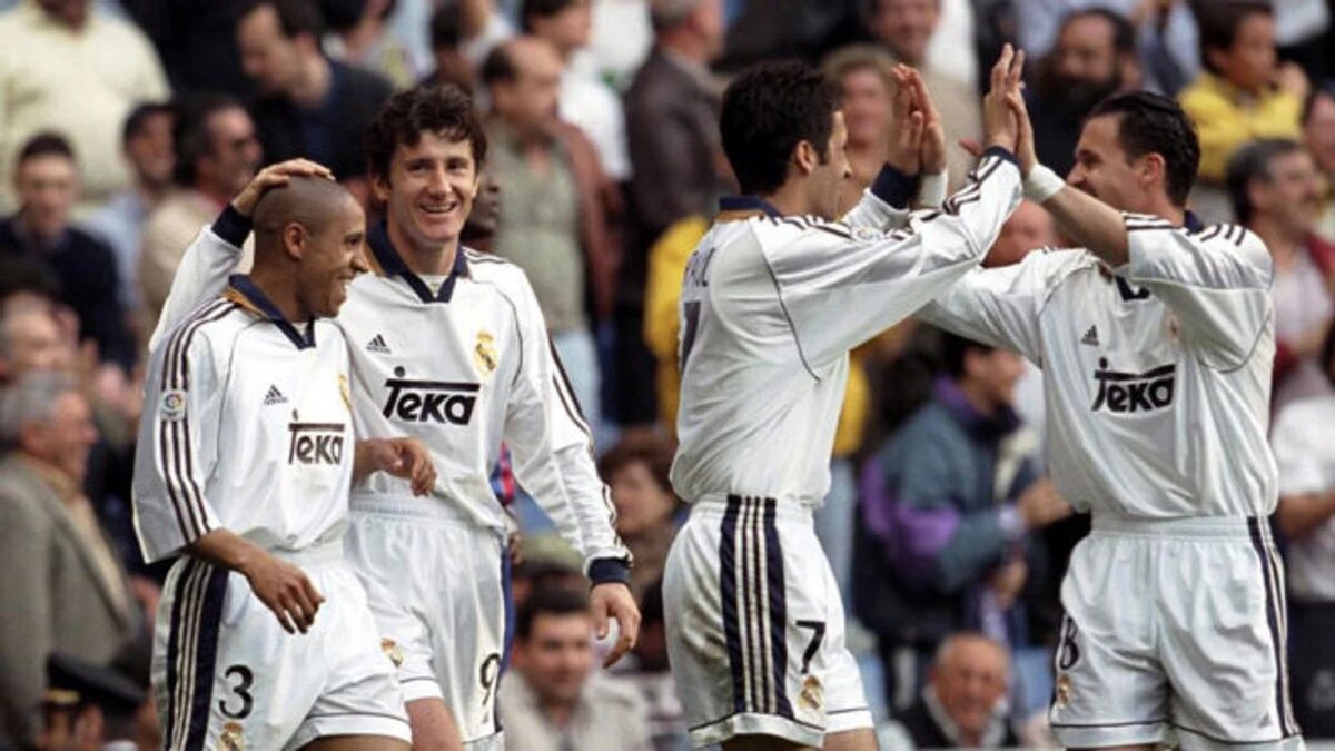 Роберто Карлос, Давор Шухер , Рауль и Предраг Миятович