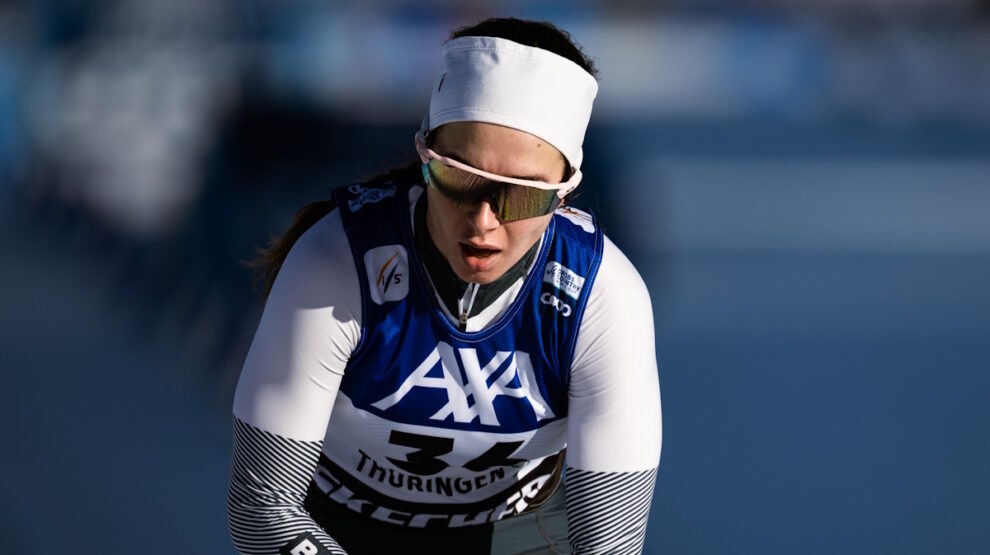    Дарья Непряева стала 21-й в гонке с раздельным стартом на ОИ-2026. Фото: GLOBAL LOOK PRESS