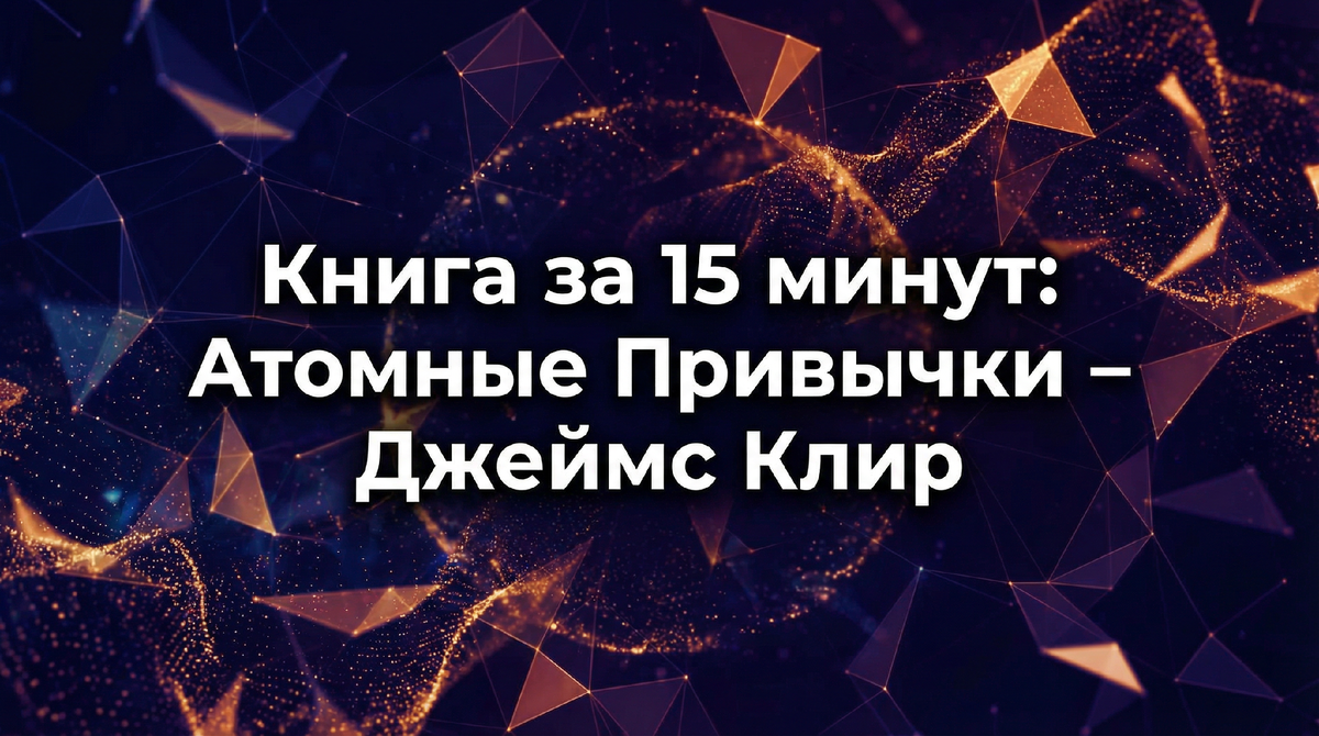 Книга за 15 минут: Атомные Привычки - Джейм Клир