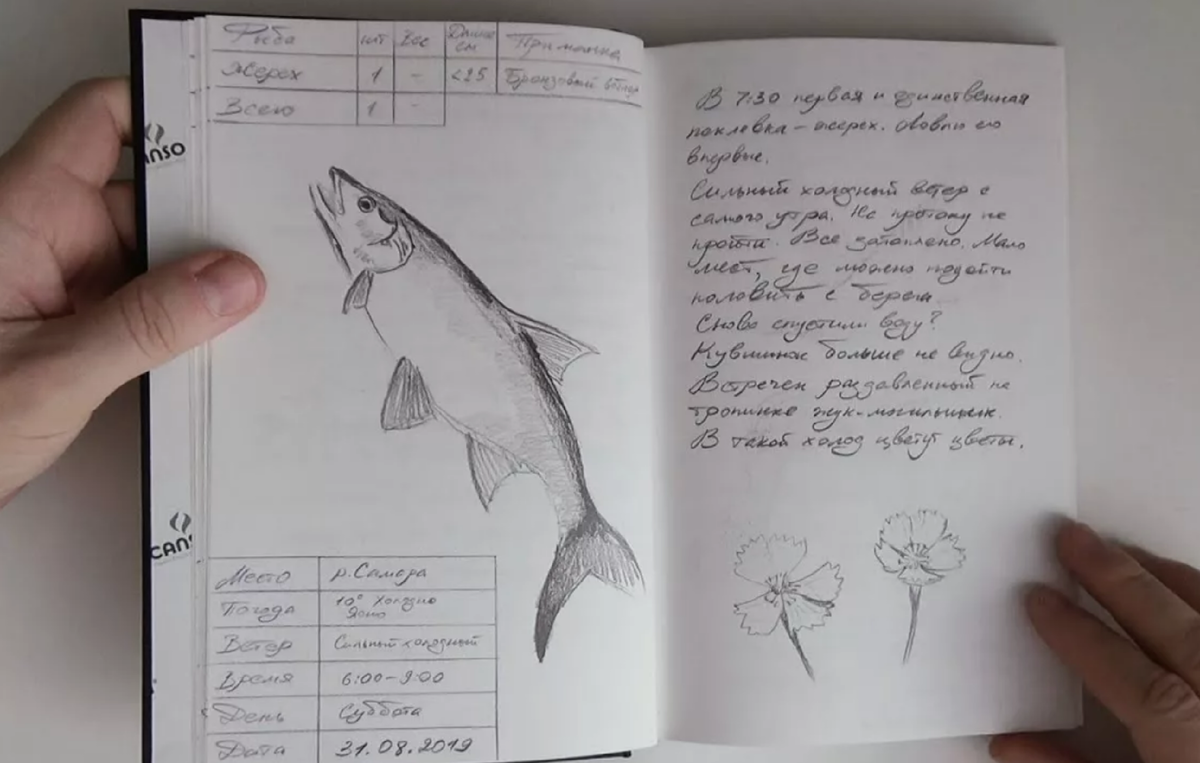 Дневник рыбака