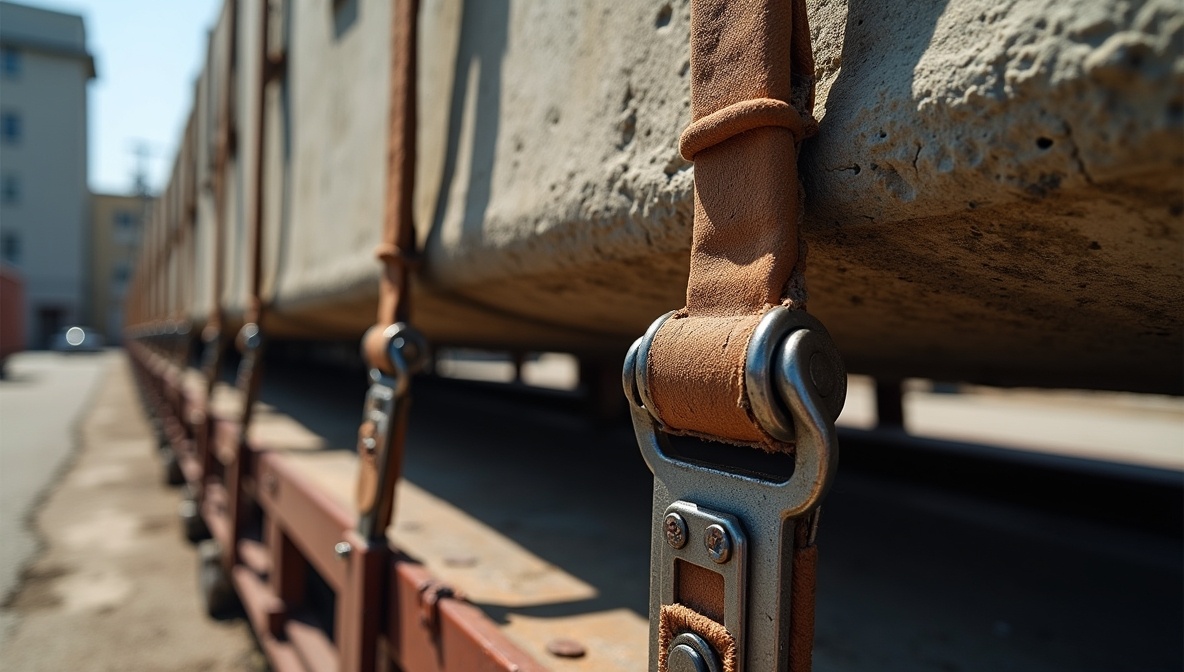 Фиксация бетонного модуля