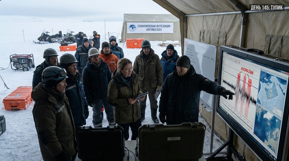 Геофизики в Арктике