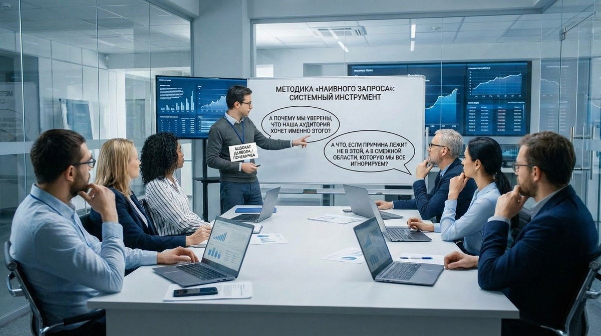 Метод Адвокат дьявола или "Почемучка" для поиска новых решений