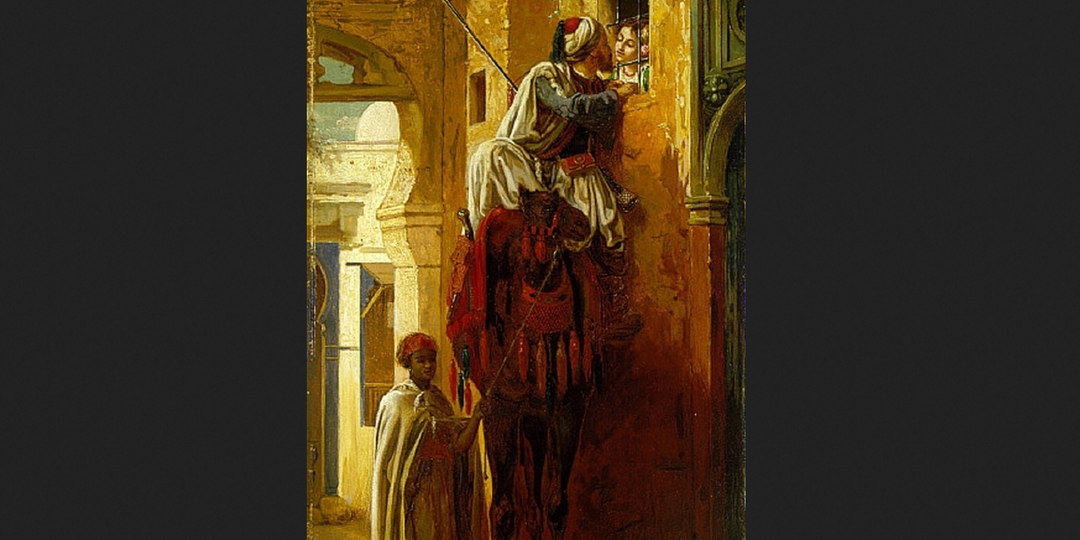 Встреча арабских влюбленных в картинах Жана-Леона Жерома