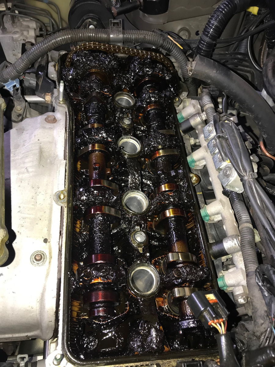 Закоксованный двигатель. 