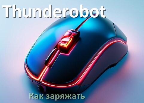 
Как зарядить беспроводную мышь Thunderobot по USB от компьютера и ноутбука