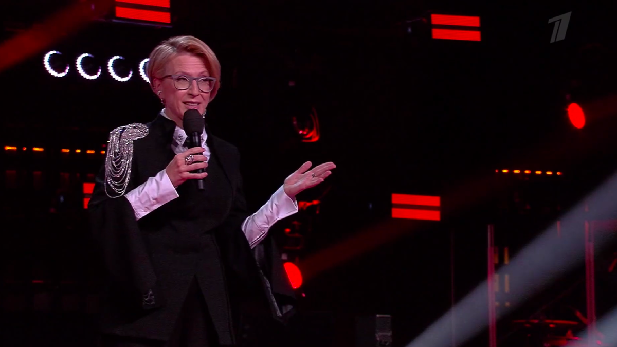 Кадр из шоу "Голос"-2026, Первый канал