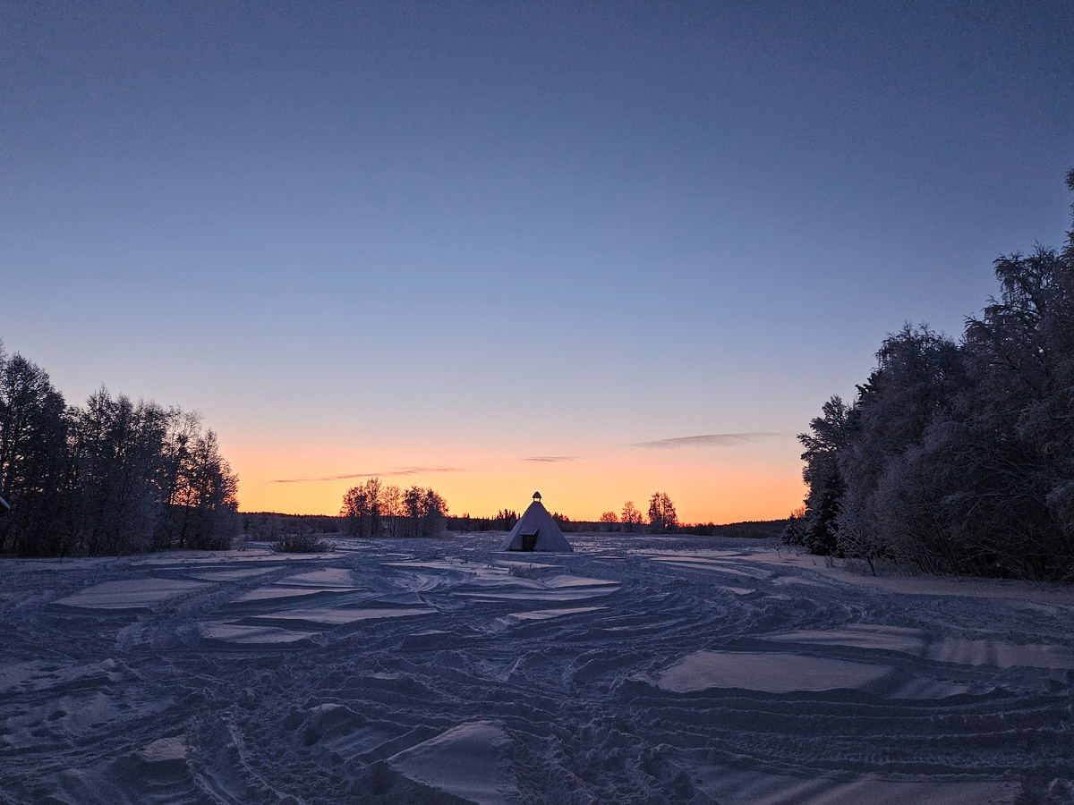 Рассвет на Вартиолампи, Национальный парк Паанаярви
