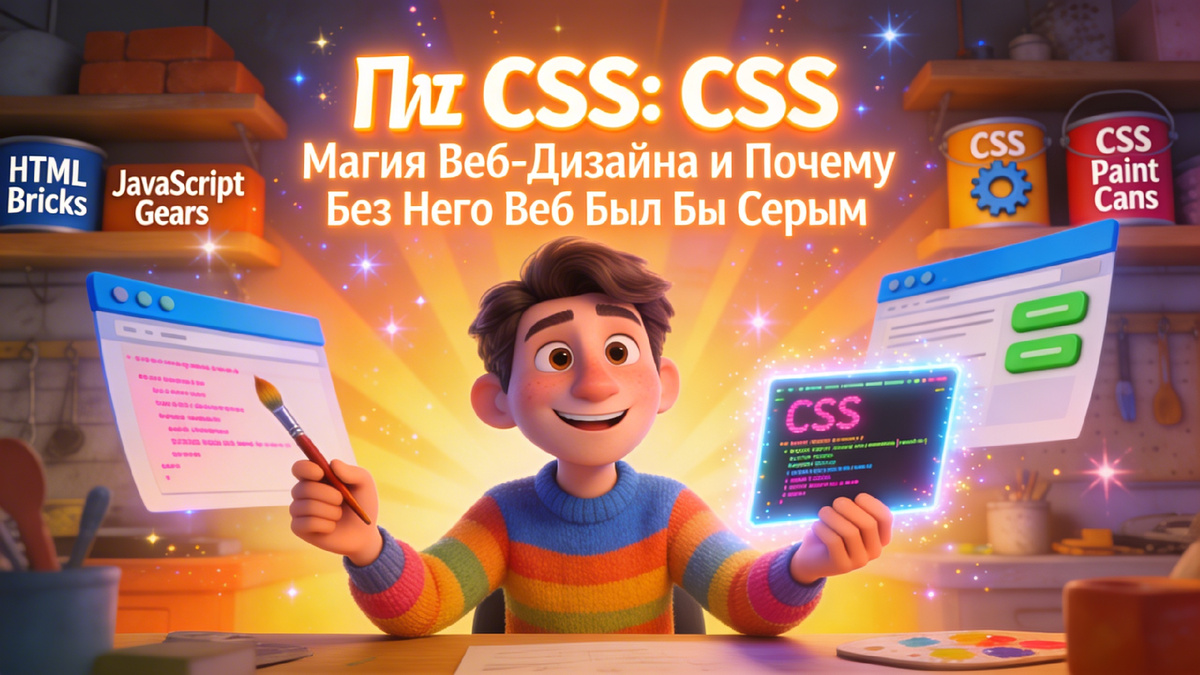 HTML — фундамент, CSS — интерьер