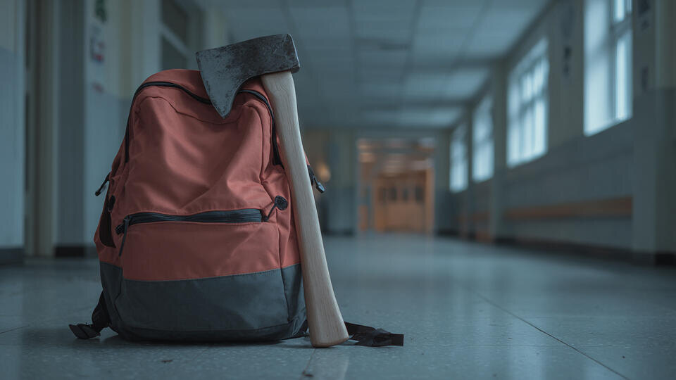     Подросток из ХМАО пришел с топором в школу РЕН ТВ