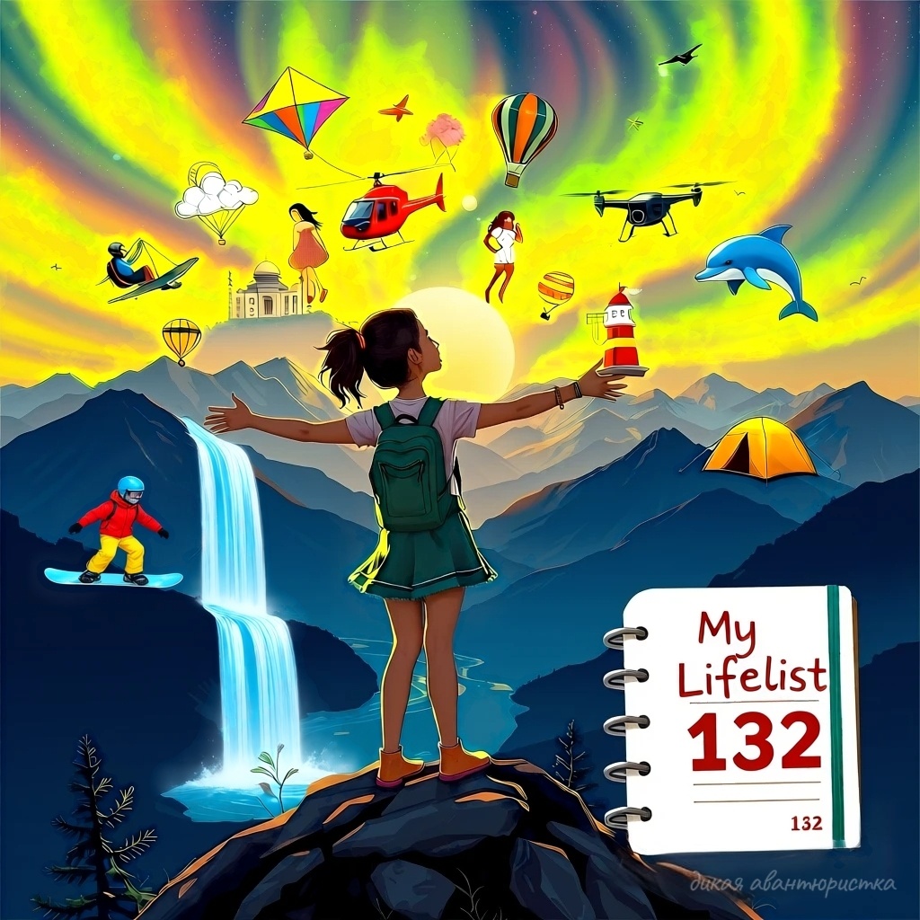Создано с ИИ. Лайфлист. Список желаний.  