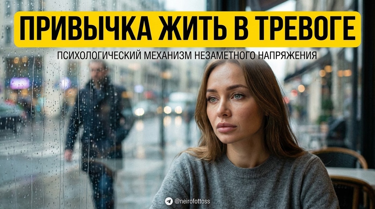    Иногда мы даже не замечаем, как тревога становится частью повседневности. midzezru