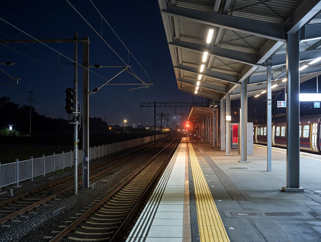 Ночное освещение на платформах стало ярче и безопаснее
