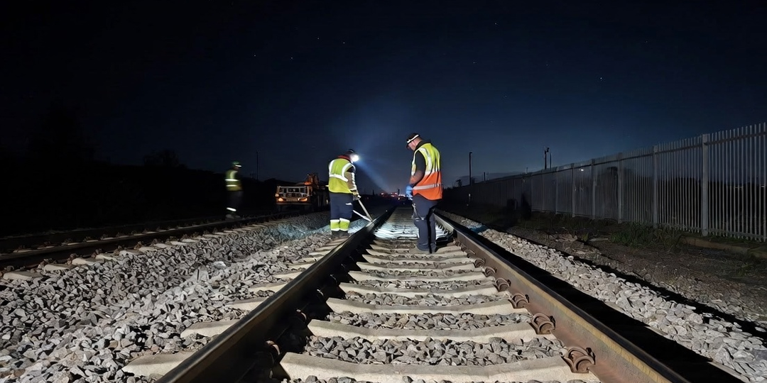 Как железнодорожники ремонтируют пути за одну ночь