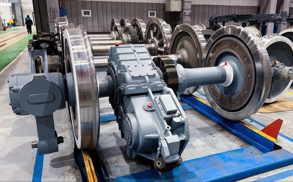   Колёсные пары с редуктором