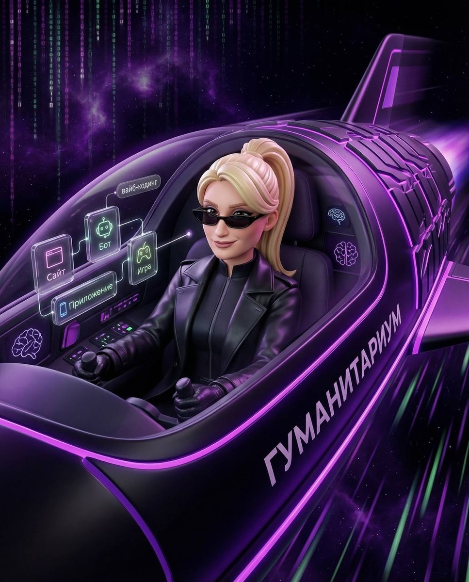 Пятница 13 -е. Разбираем мифы о вайб-кодинге. Школа нейросетей и СММ Ксении Барановой