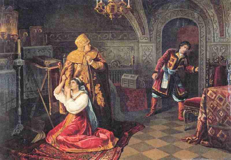 «Последние минуты семьи Годуновых» — картина Николая Шаховского (1850–1923). Изображён исторический эпизод: боярский заговор против Фёдора Годунова — второго русского царя из семьи Годуновых. 
