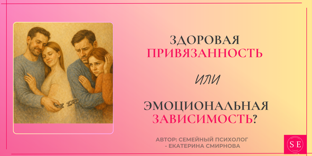 Здоровая привязанность или эмоциональная зависимость?