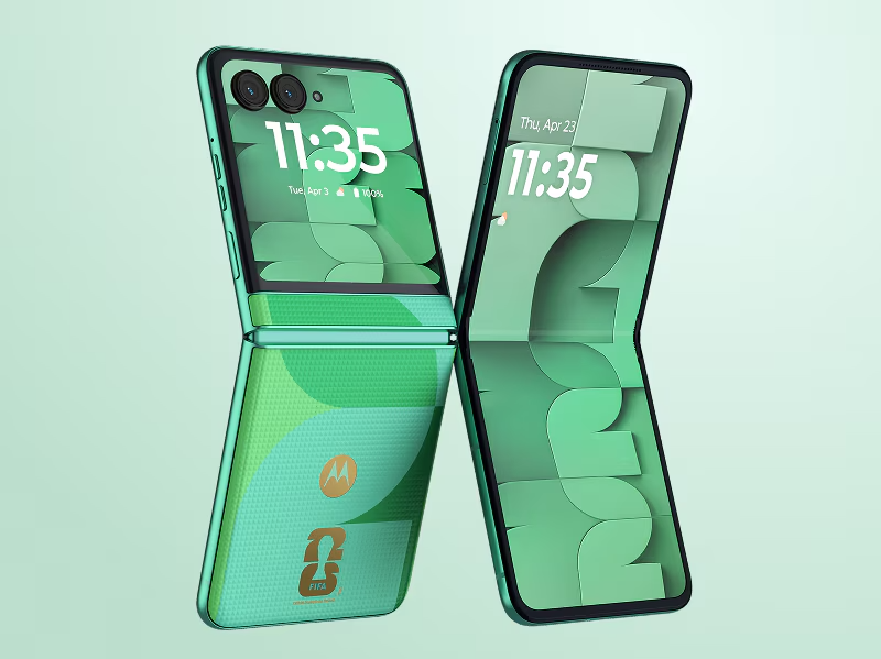    Motorola представила спецверсию раскладушки Razr 60 для футбольных фанатов
