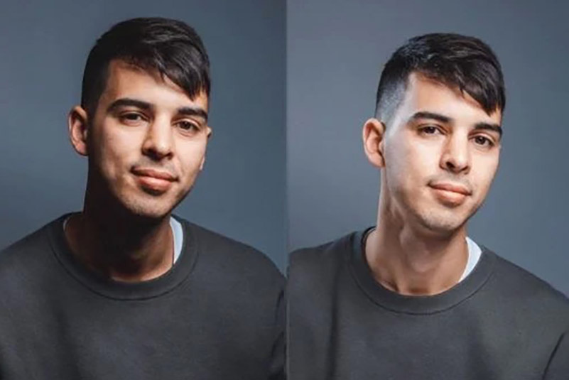 Сравните два снимка: на первом — только рисующий, а на втором — рисующий и мощный заполняющий / Фото: diyphotography.net