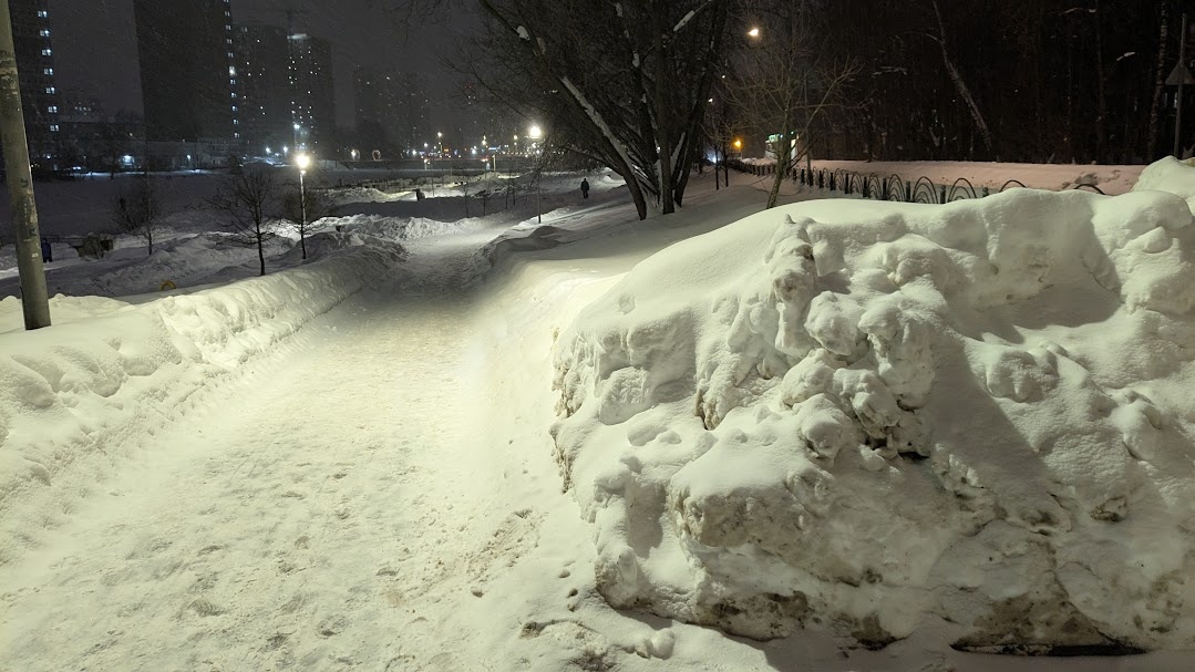 Набережная реки Серебрянка. Пушкино. Фото автора