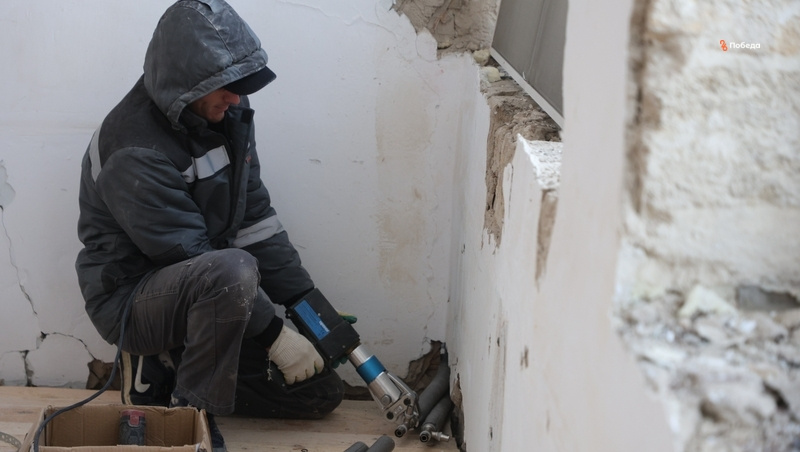    Инженерные сети прокладывают в строящемся детсаду в Ставрополе Фото: ИА «Победа26»