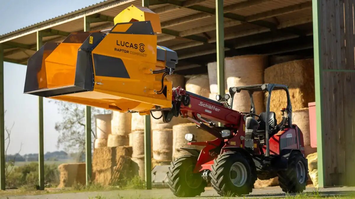 Фото: © Lucas G
Новое оборудование Lucas G Raptor Compact на небольшом погрузчике Schäffer