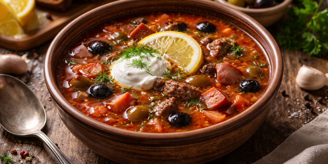 Солянка сборная мясная — наваристая, праздничная и по-настоящему русская