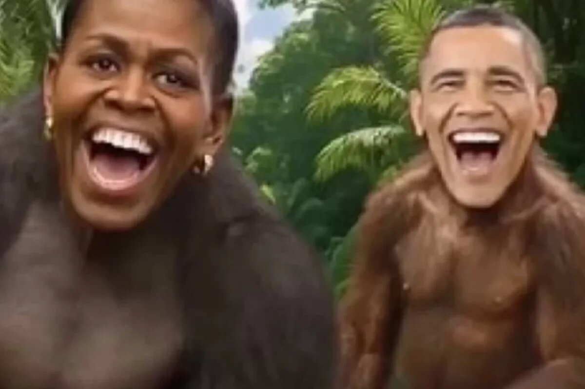    Трамп не наказал помощника, выложившего в его аккаунт Обаму в виде обезьяны