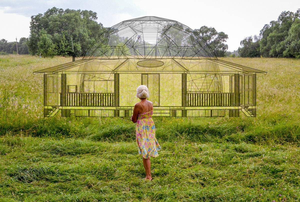 Моя жена Лия очень долго мечтала о купольном доме. Однако, её ждало бы разочарование