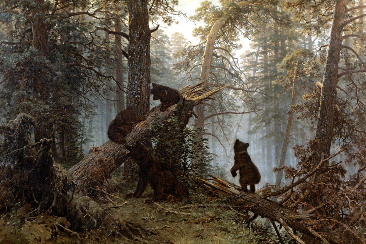 Владимир Вдовин / РИА Новости📷Картина живописцев Ивана Шишкина и Константина Савицкого «Утро в сосновом лесу»