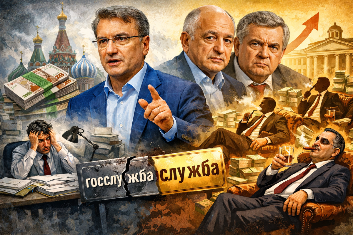 Не нищенская жизнь чиновника: спор Грефа с бывшими министрами