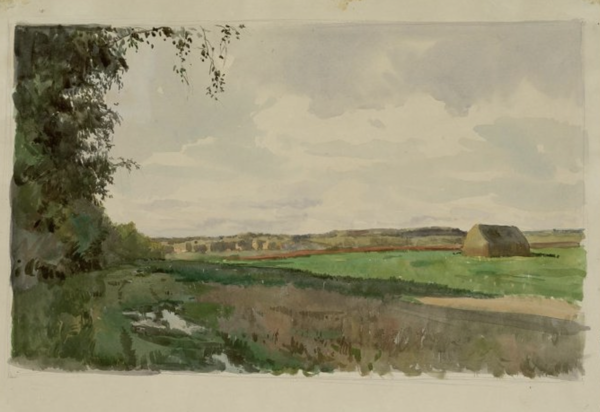 Владимир Валерьянович Богаткин Яснополянские дали. 1951 г. Государственный музей-заповедник Л.Н. Толстого