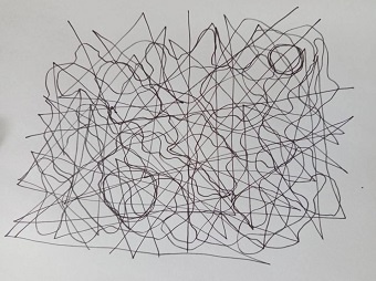 Наложение свободной Линии.Иллюстрация к описанию. Работа автора