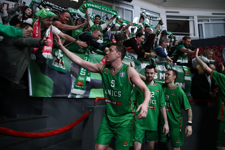 УНИКС обыграл «Парму» со счетом 74:72 Фото: Ксения Богданова, unics.ru