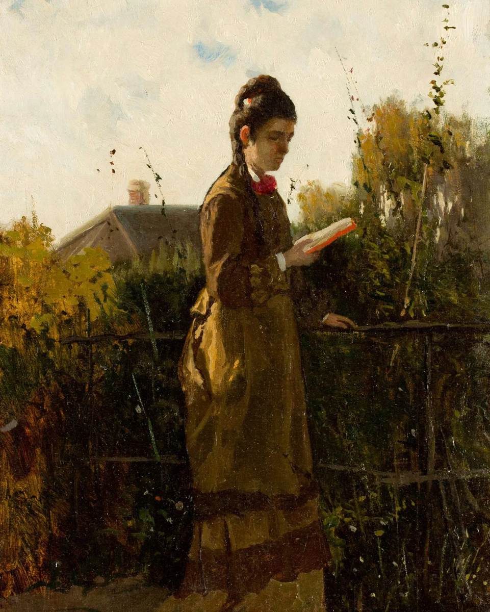 Иван Крамской. Дама с книгой. 1882. Севастопольский художественный музей им. М.П. Крошицкого, Севастополь