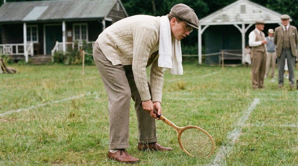 Мужской образ для тенниса в стиле Old Money