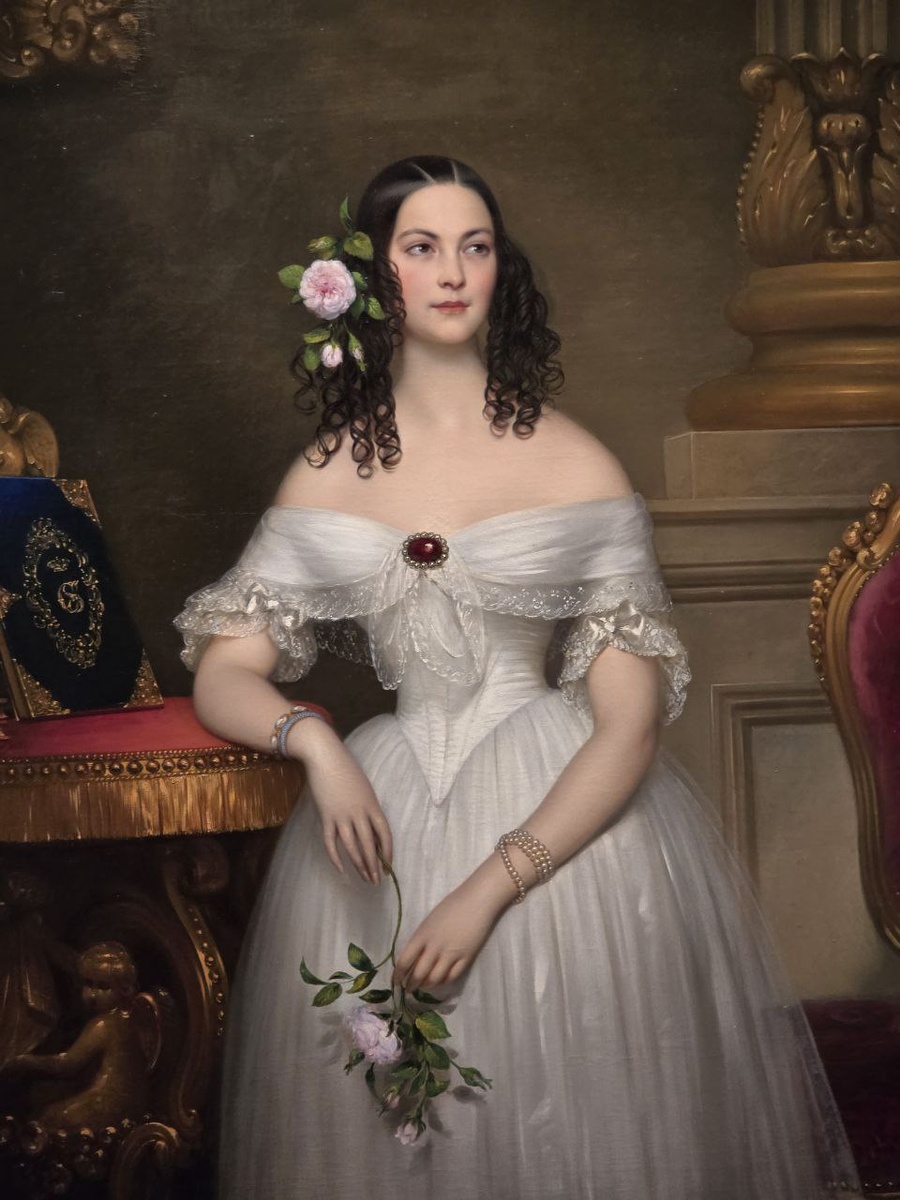 Жозеф-Дезире Кур, «Портрет Е.А. Васильчиковой» (1840)