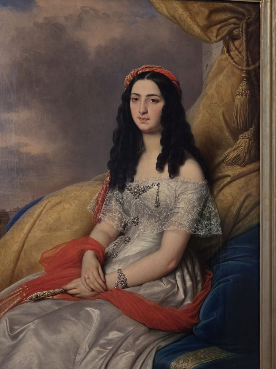 Карл фон Штейбен, «Портрет графини д'Аш» (1844)