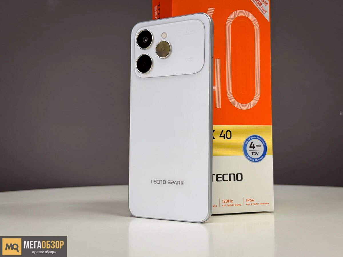    Tecno Spark 40 обзор и тесты доступного смартфона MegaObzor.com