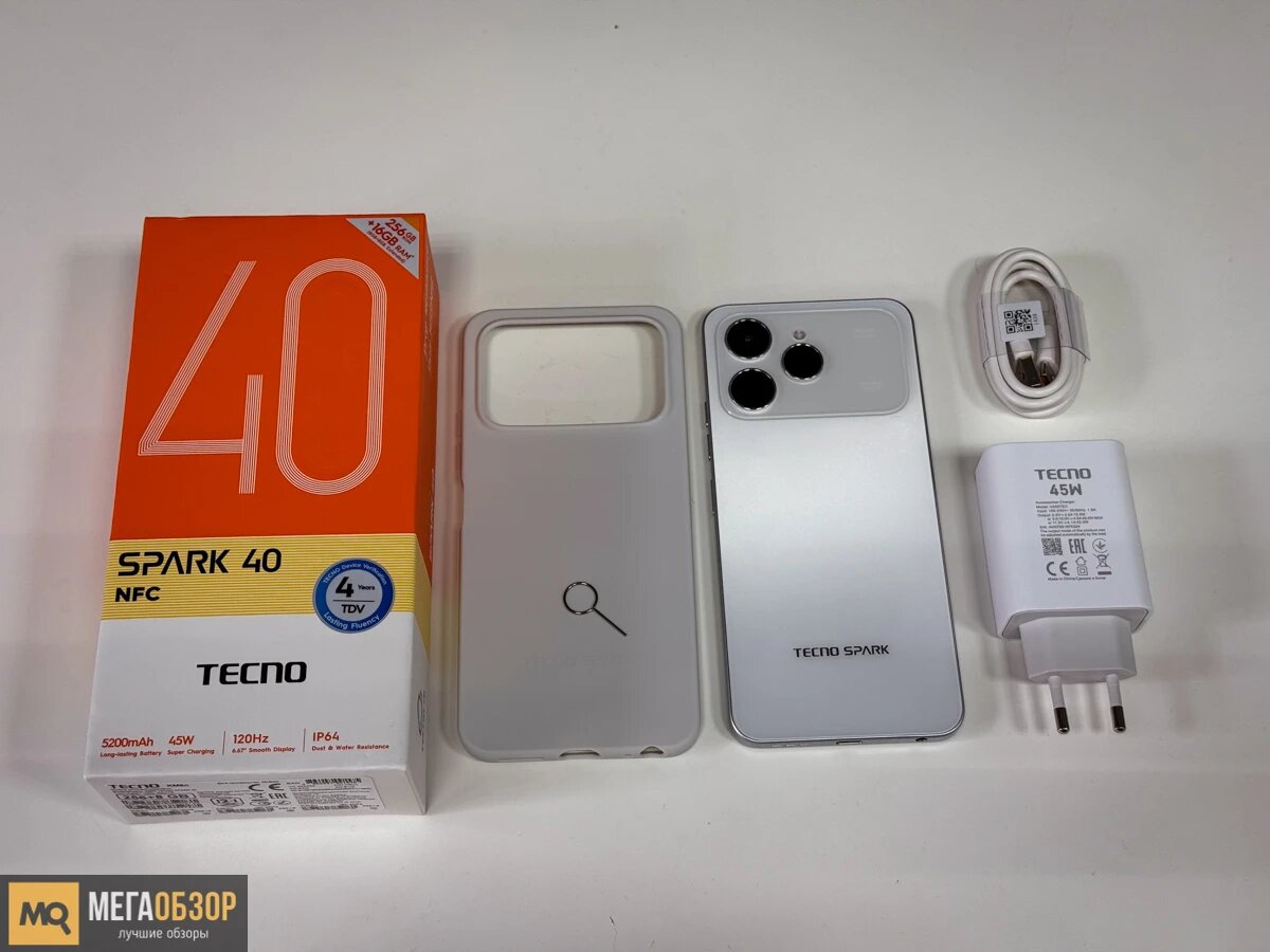    Tecno Spark 40 обзор и тесты доступного смартфона MegaObzor.com