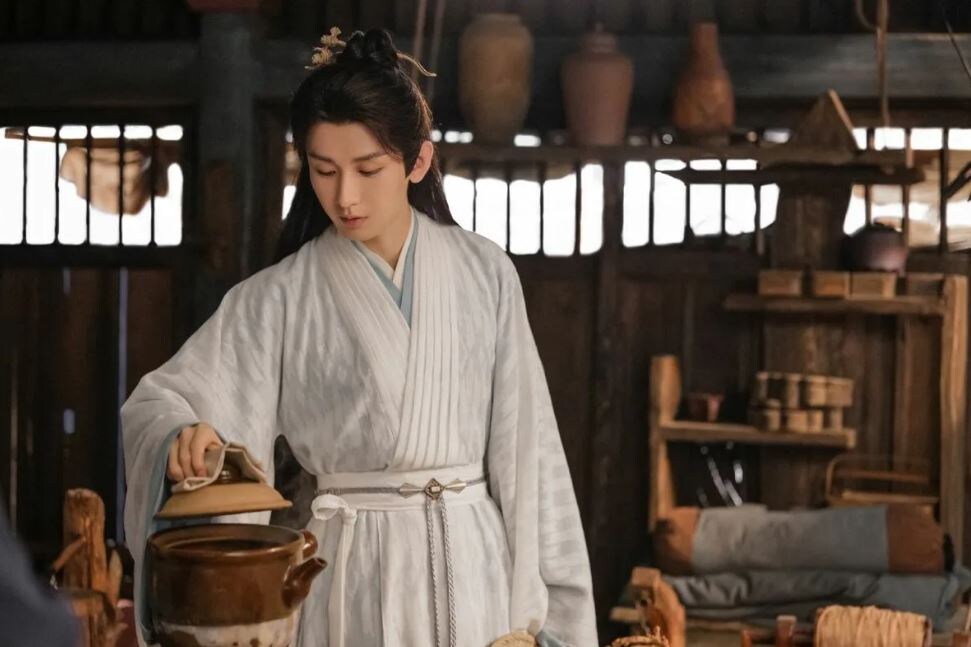 Кадр из дорамы "Лотосовый терем"