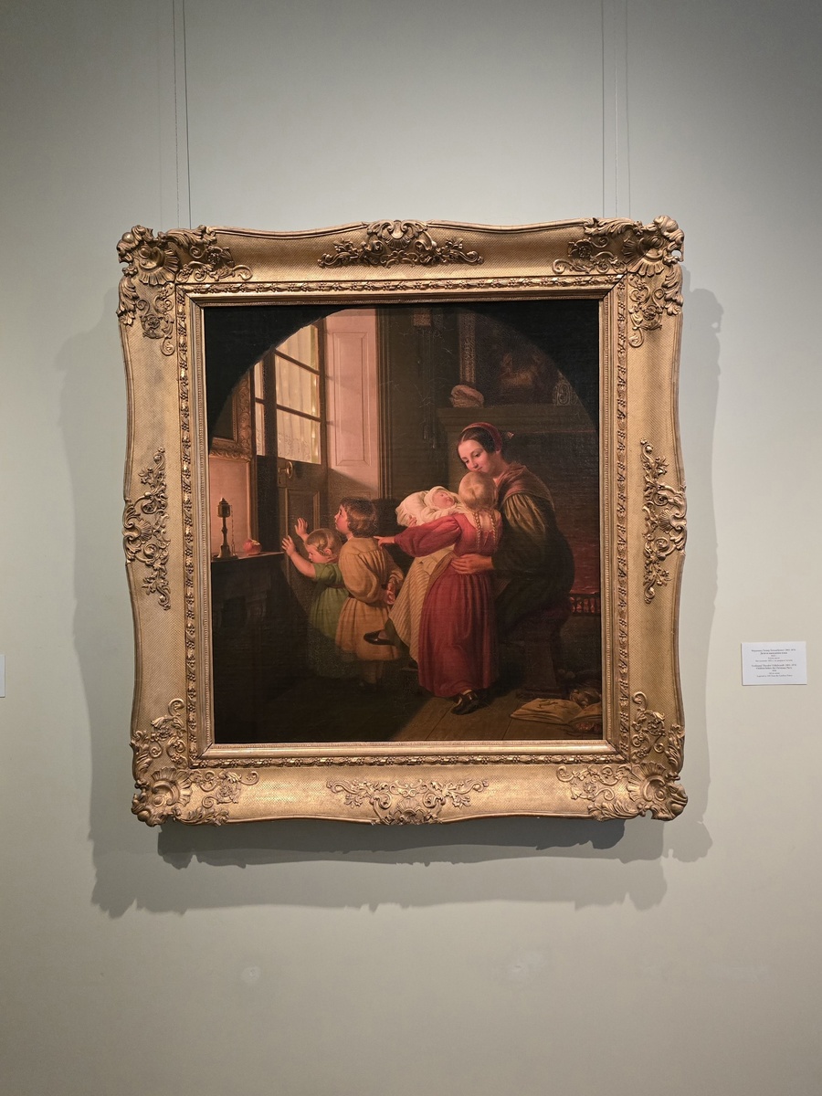 Фердинанд Теодор Хильдебрандт, «Дети в ожидании елки» (1840)